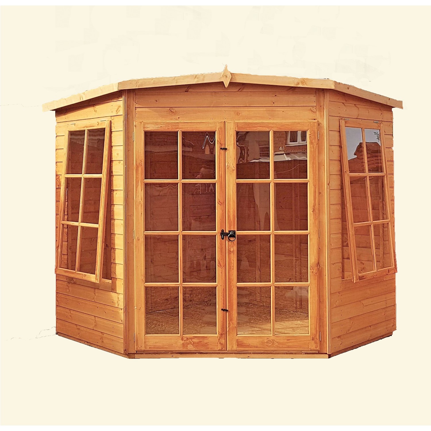 Read more about Shire hampton double door garden summerhouse 7 x 7ft